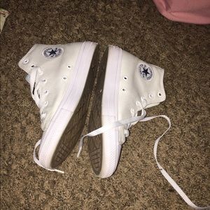 All white converse